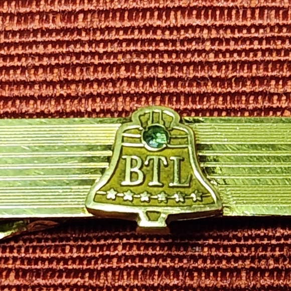 Vintage Belfour 12 kt gf Bell Service Award TIE Clip